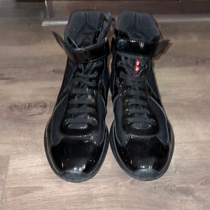 Prada America’s Cup high-top sneakers